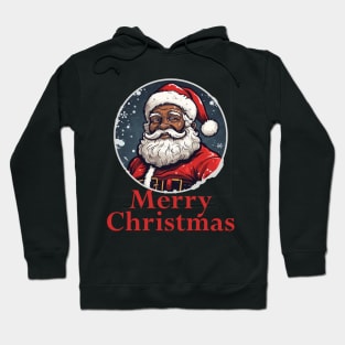 African American Santa, Black Santa Hoodie